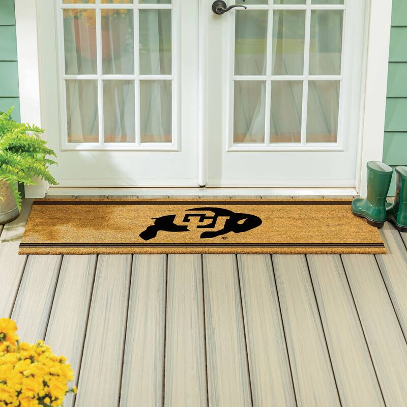 University of Colorado Monochrome Indoor/Outdoor Coir Door Mat