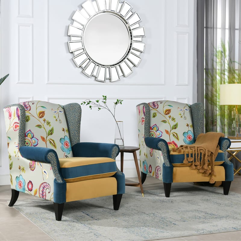 Jennifer Taylor Home Anya Floral Accent Chair