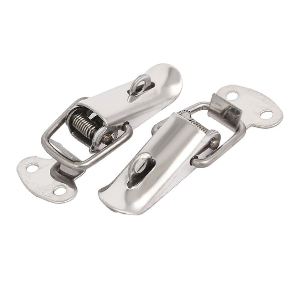 Suitcase Box Trunk Metal Buckle Latches Catch Toggle Hasp 62mm x 23mm 2PCS
