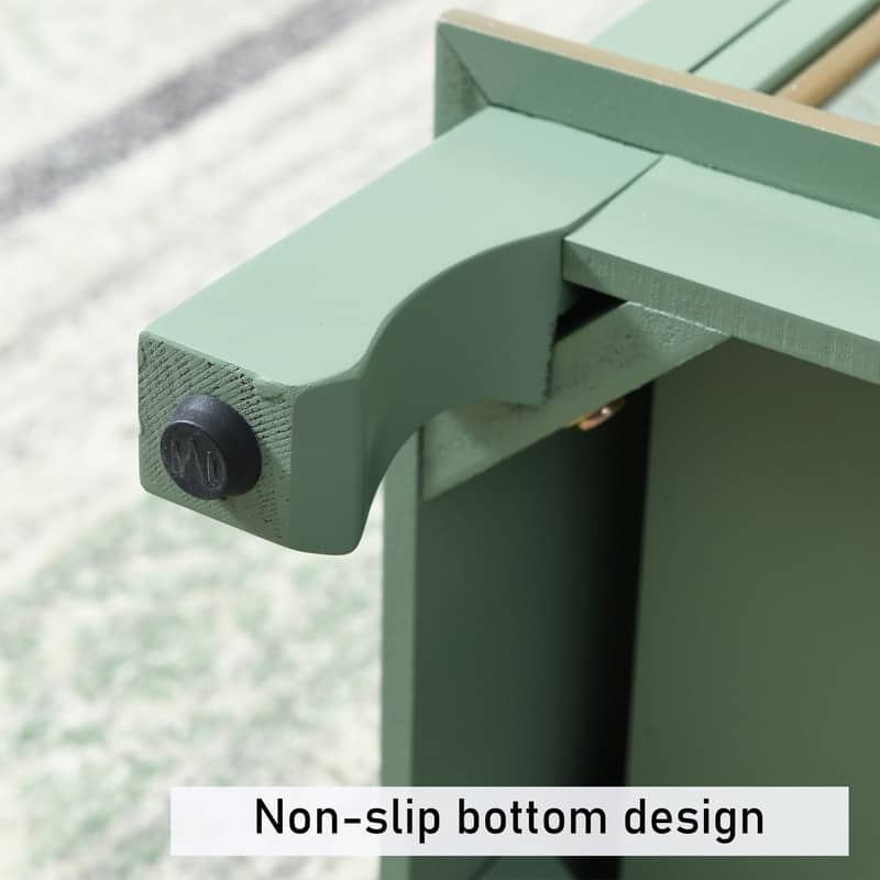 Farmhouse Accent Chest with Carved Door and 5-Drawers