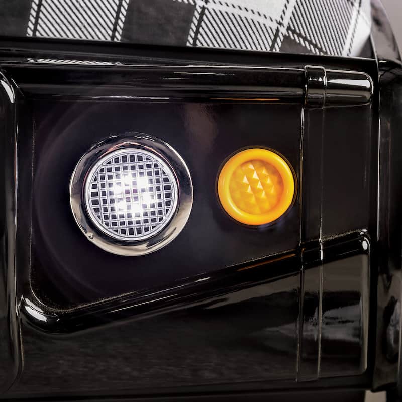 Toto Modern Black Twin Off-road Car Kid Bed with Wheels by Furniture of America