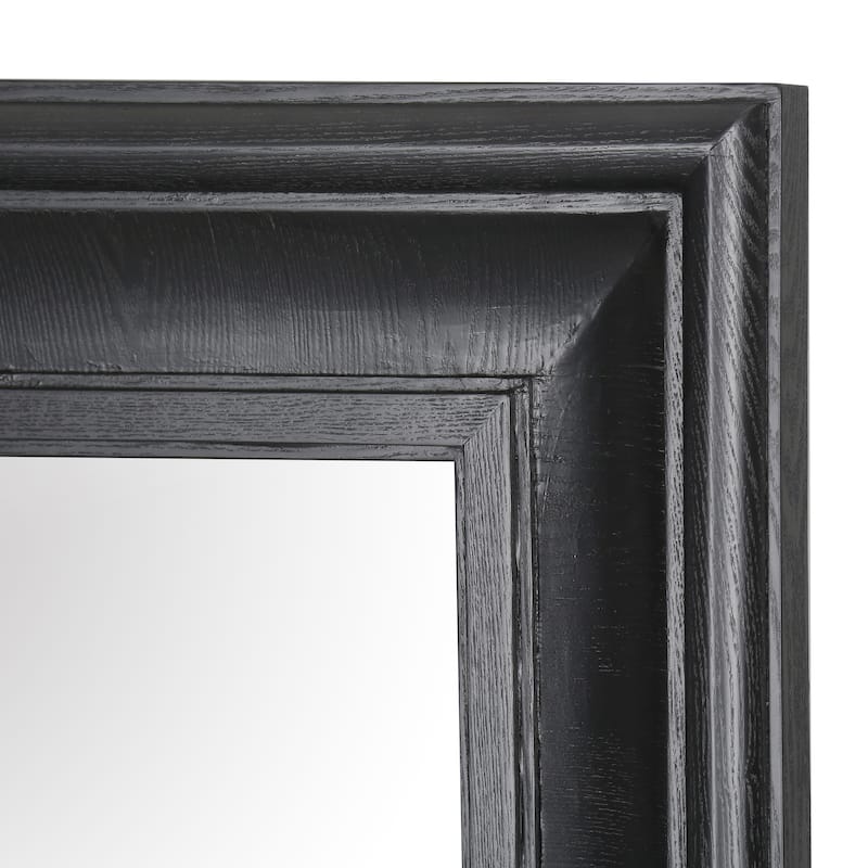SAFAVIEH Couture Kaya 63.4-inch Large Vertical Rectangle Wood Mirror - 32.3"W x 3.1"D x 63.4"H