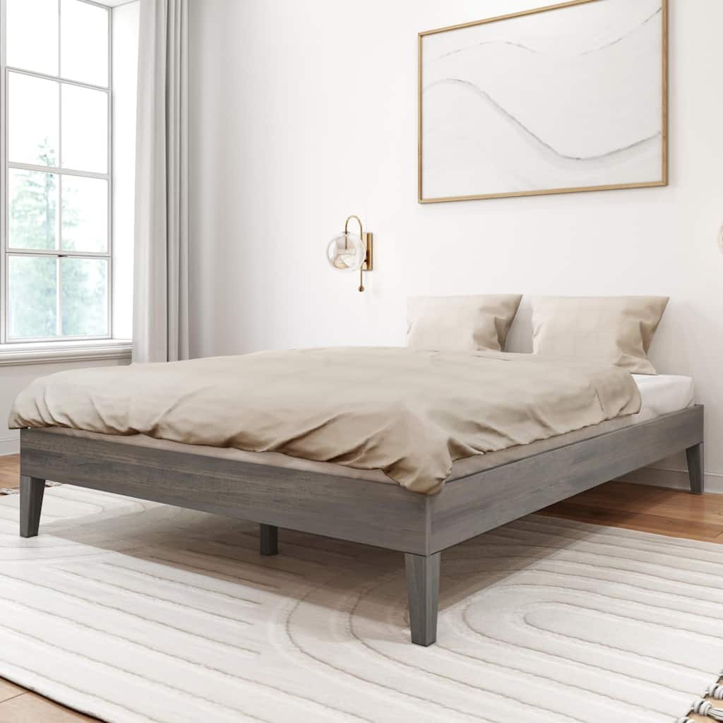 Plank and Beam Queen Size Minimalist Platform Bed