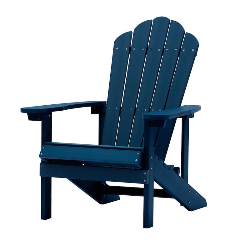 Clihome Outdoor Patio Slat HIPS Adirondack Chair