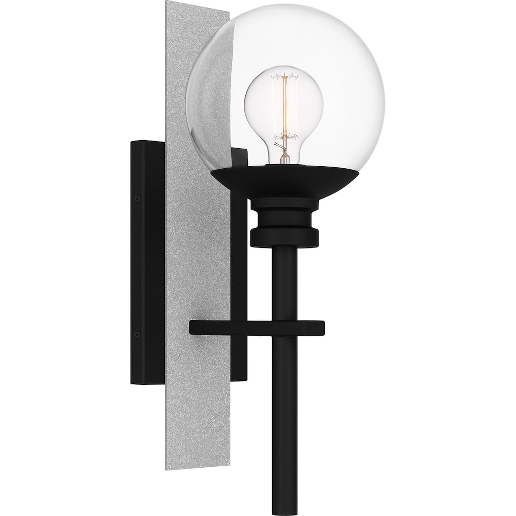 Gladstone 1-Light Earth Black Outdoor Wall Lantern