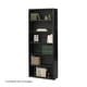 preview thumbnail 1 of 0, For Books - 6-Shelf Value Steel Bookcase Bookshelf Black