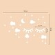 preview thumbnail 5 of 4, Walplus White Sky Sleepy Eyes Children Kids Wall Sticker Nursery Décor