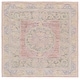 preview thumbnail 5 of 19, SAFAVIEH Handmade Savonnerie Radolija Traditional Wool Rug 6' Square - Pink/Beige - Square