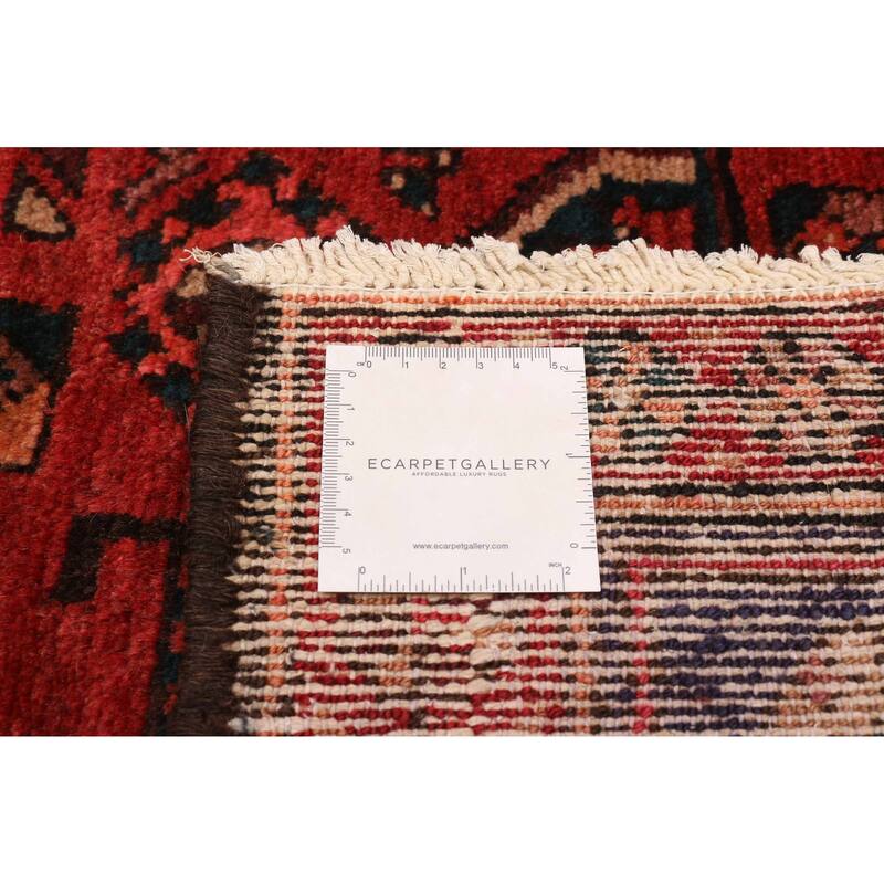 ECARPETGALLERY Hand-knotted Andelz Red Wool Rug - 4'4 x 8'0