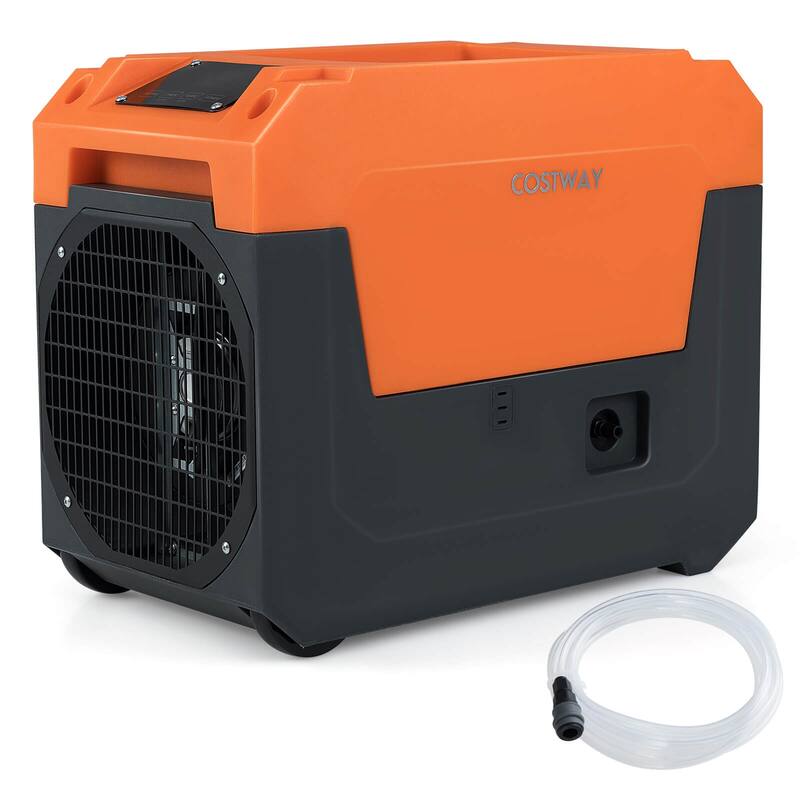 Costway 140 Pints Commercial Dehumidifier with Pump, Drain Hose for - See Details