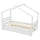 preview thumbnail 31 of 49, Roof styled wooden bed with trundle