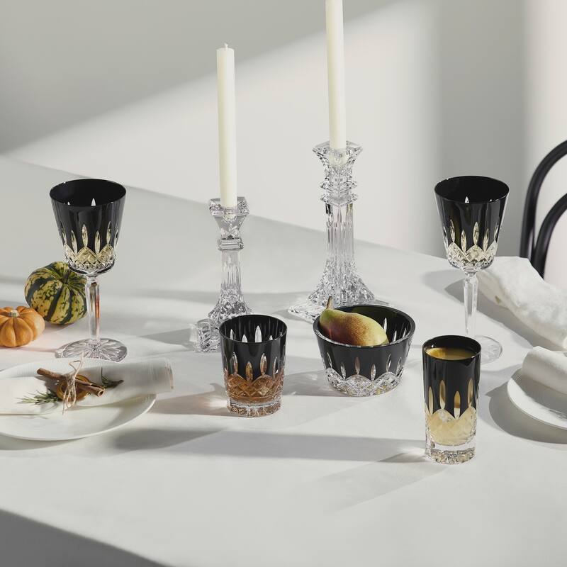 Waterford Lismore Black Tumbler 9floz, Set of 2