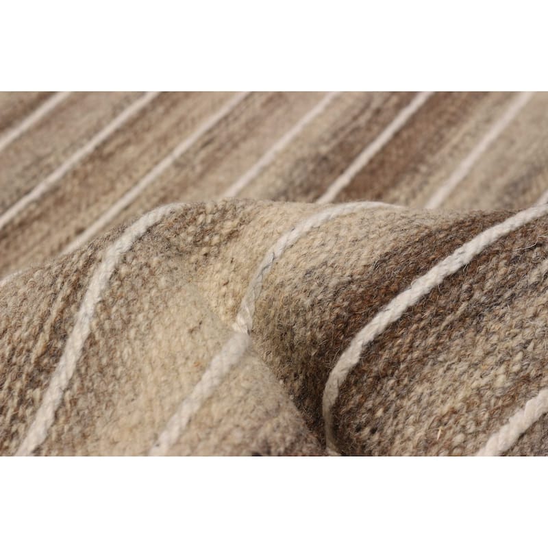 Boho Tan Kilim 5'3" x 8'0" - 5'3 x 8'0