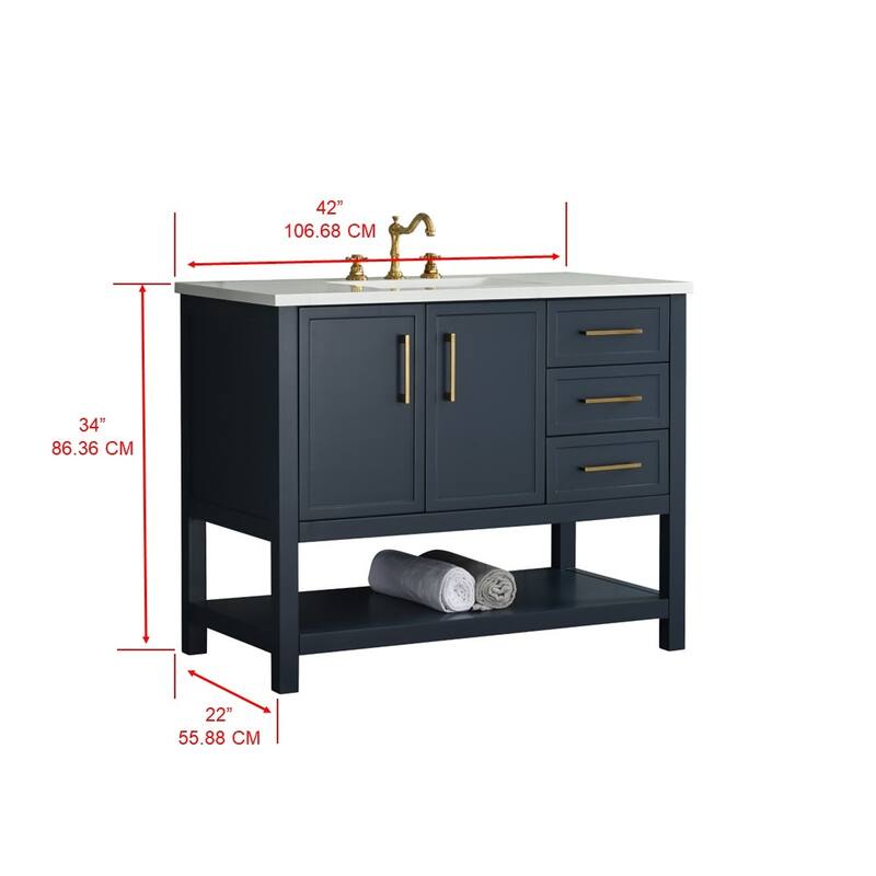 Sudio Design Arlo 42" Bathroom Vanity