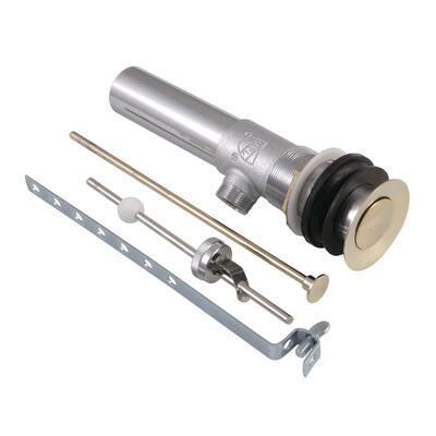 Columbia Brass Pop-Up Drain with Overflow