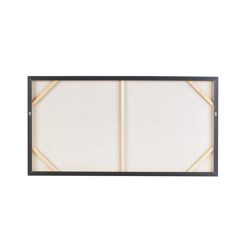 Canvas Landscape Forest Framed Wall Art with Brown Accents - Gray - Roche River Decor