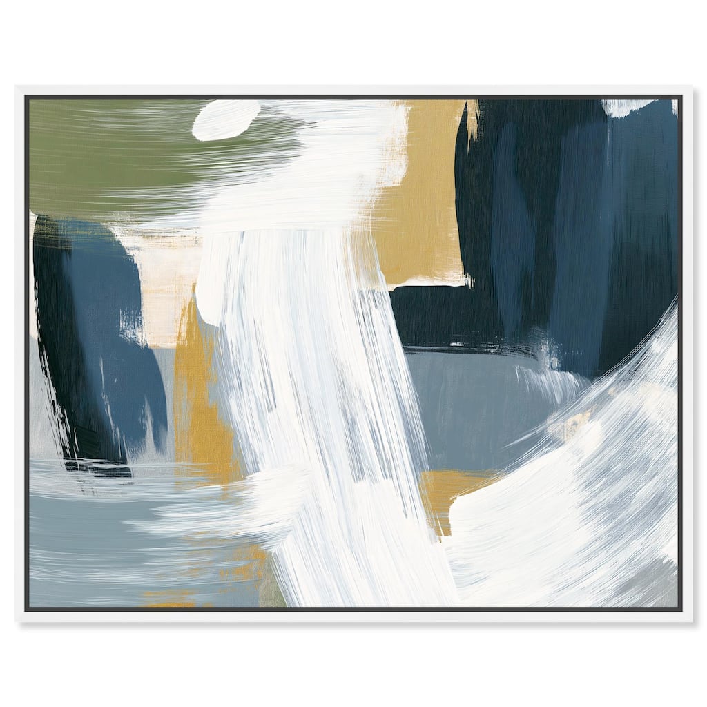 Moss Layers III Canvas by Art Remedy