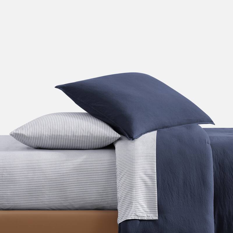 Tommy Hilfiger Solid Reversible Comforter Bonus Set