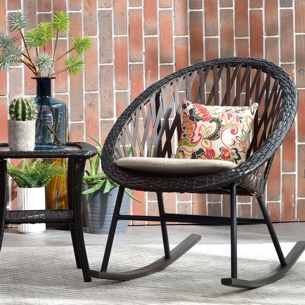 Rocking patio outlet chair set