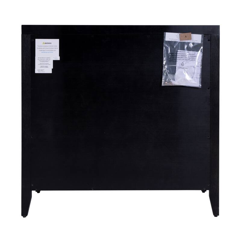 Dana 34 in. W Rectangular Wood 3 Drawer Chest