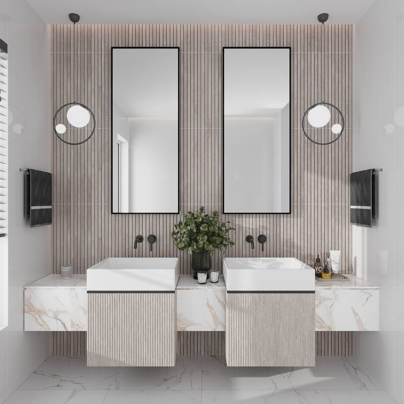 Apollo tile 24" x 48" Bois Matte Gray Porcelain Tile (15.49 sq ft/case) - 2 Pack