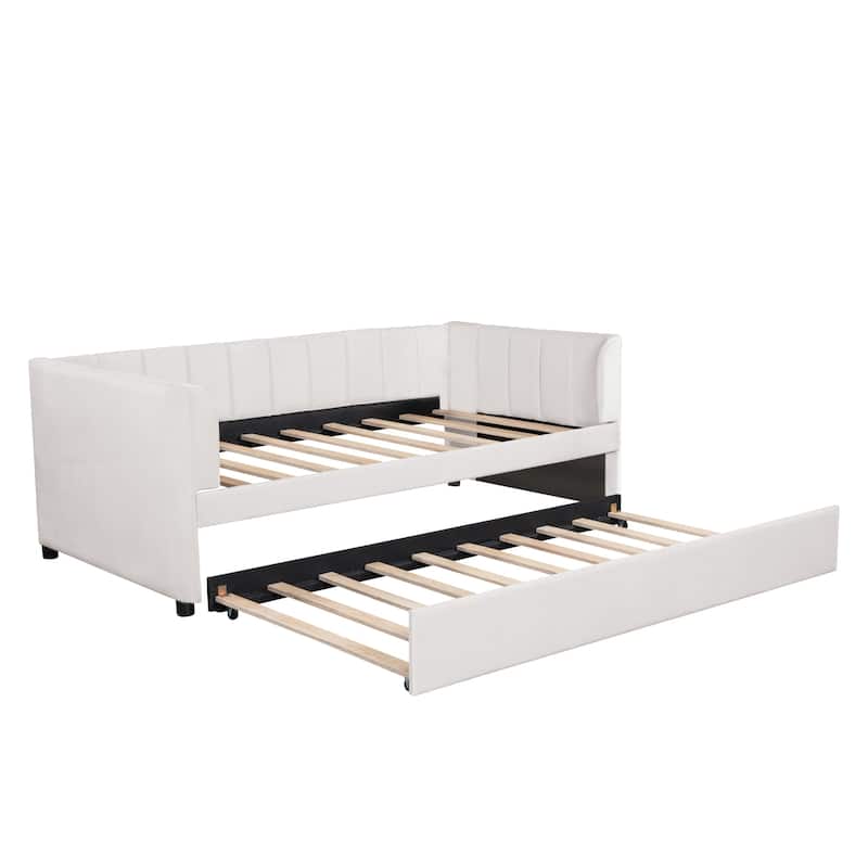Upholstered Daybed with tundle