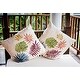 preview thumbnail 2 of 4, Brambles, Floral Print Outdoor Pillow