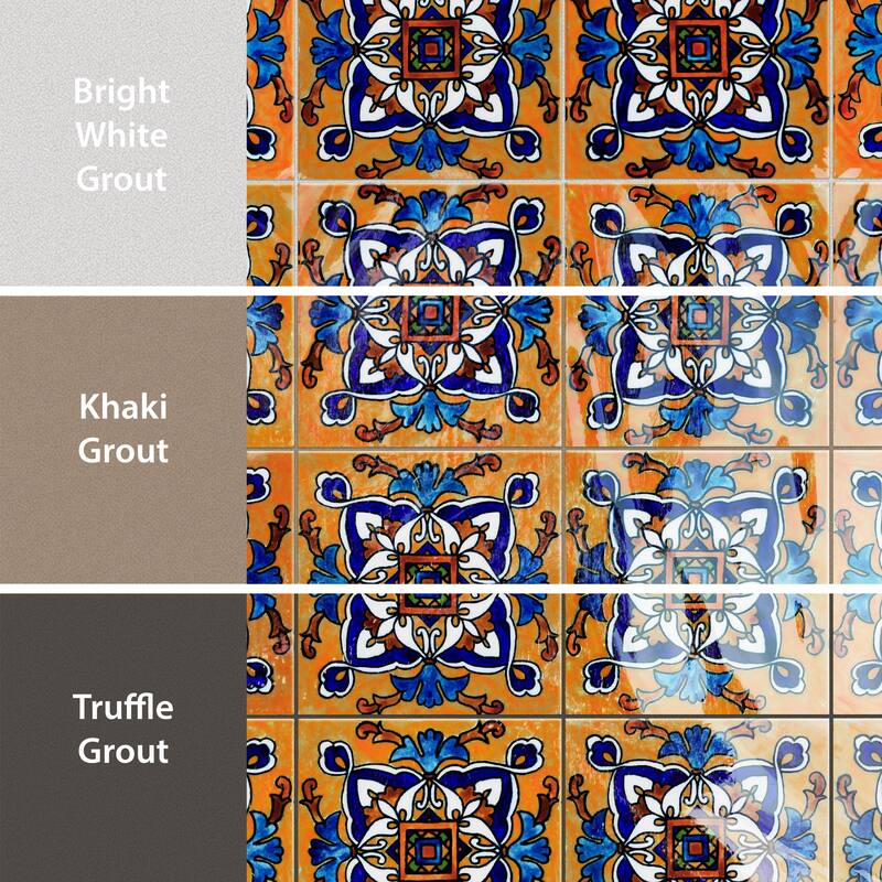 Merola Tile Provincial Deco Patais 6" x 6" Porcelain Wall Tile - (1 Tile)