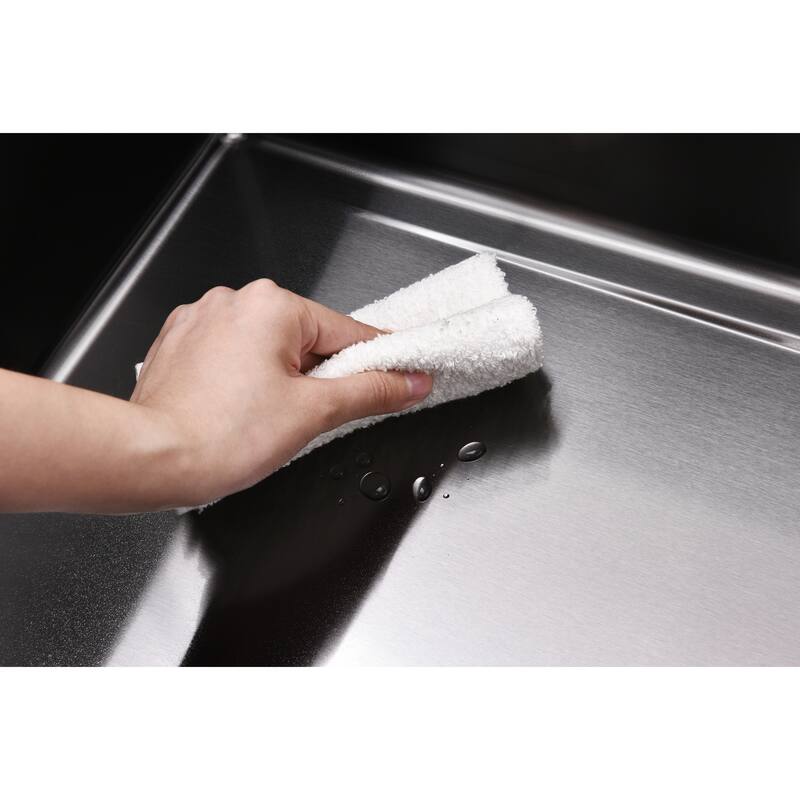 Waterfall Kitchen Sink,Single Bowl in Black, Multifunctional Workstation with Flying-rain Faucet and Cutting Board