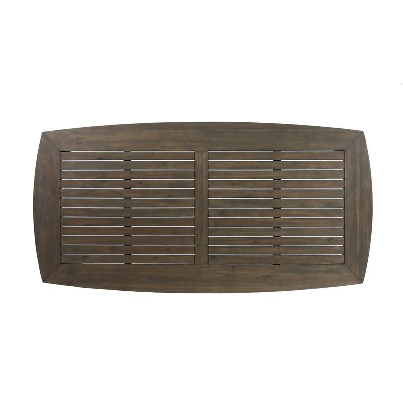 Sawtelle Outdoor 6-Seater Wicker Dining Set by Christopher Knight Home