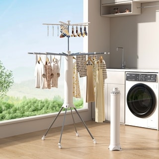Portable clothes dryer for camping top