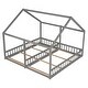 preview thumbnail 13 of 16, 2 in 1 Beds Twin Size House Platform Bed for Multiple Family Members