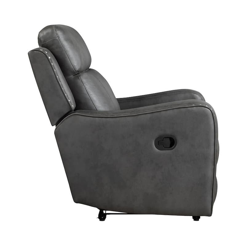 Rowan 36.5" Reclining Chair - Nailhead Trim, Removable Seat Back