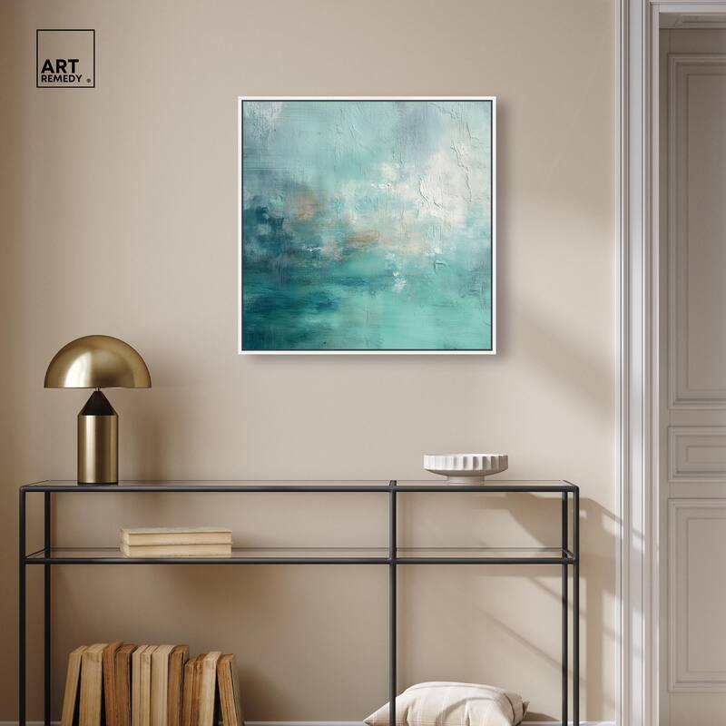 Green Blue I Canvas by Art Remedy