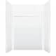Option Glossy White 3D Hexagon