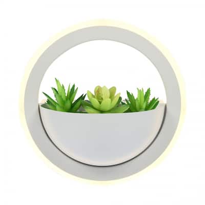 Led Wall Sconces Green Creative Plant Wall Light Aisle Wall Lamp