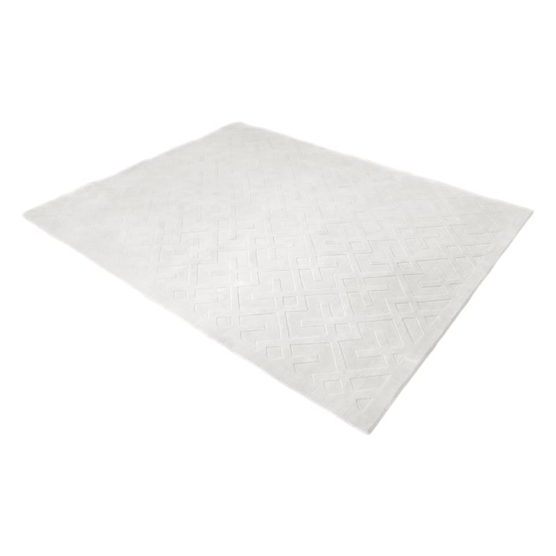 Overton Handmade Modern Contemporary Solid Indoor-Outdoor Area Rug