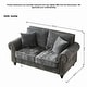 preview thumbnail 4 of 20, 63" Velvet Upholstered Sofa with Curved Armrests, Luxurious Accent Sofa Couch Loveseat with Nailheads