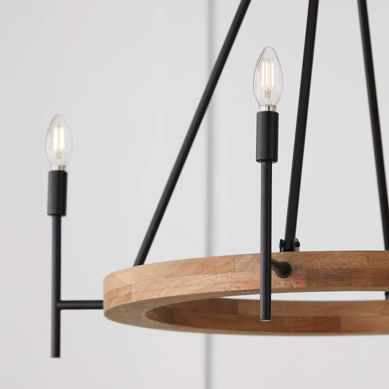 Jonah 4-Light Chandelier - 35"W x 29"H