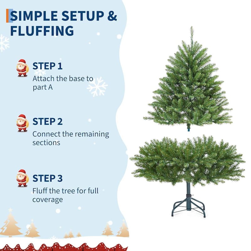 Artificial Christmas Tree, Holiday Decor for Home, Office, Party - N/A