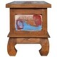 preview thumbnail 5 of 10, vidaXL TV Stand 43.3"x13.8"x15.7" Reclaimed Teak Wood