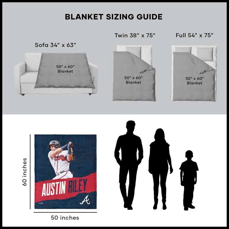 MLB Atlanta Braves Player Silk Touch Throw Blanket