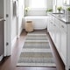 preview thumbnail 102 of 149, Machine Washable Indoor/ Outdoor Cabana Stripe Chantille Rug