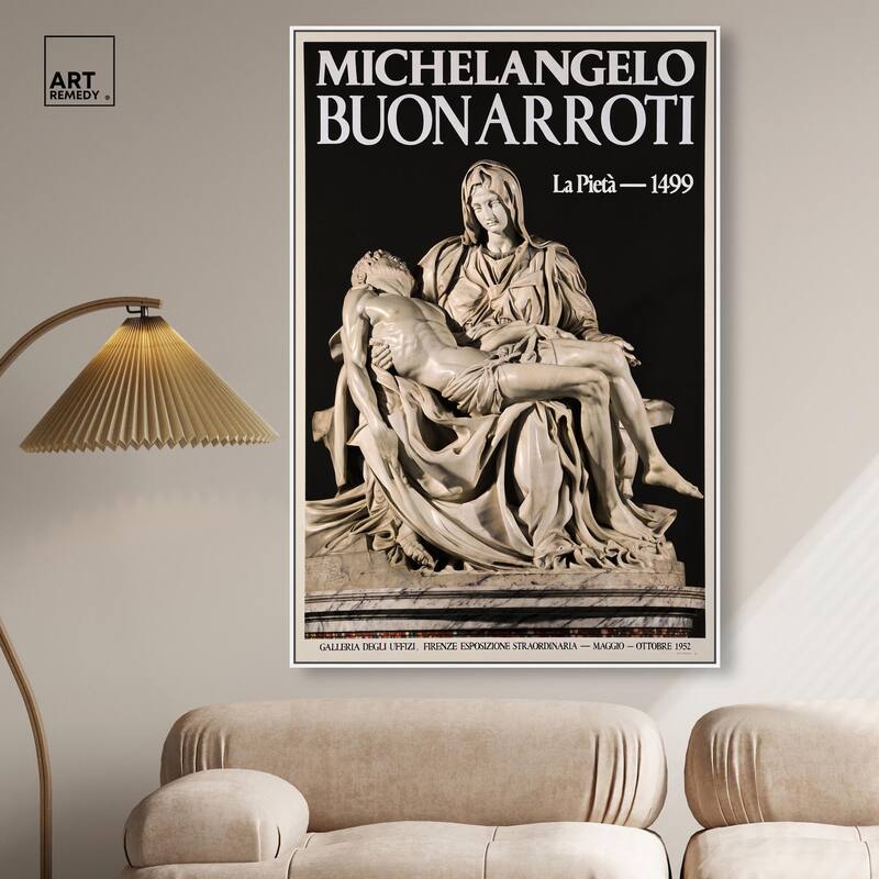 Marble Lamentation Canvas by Art Remedy