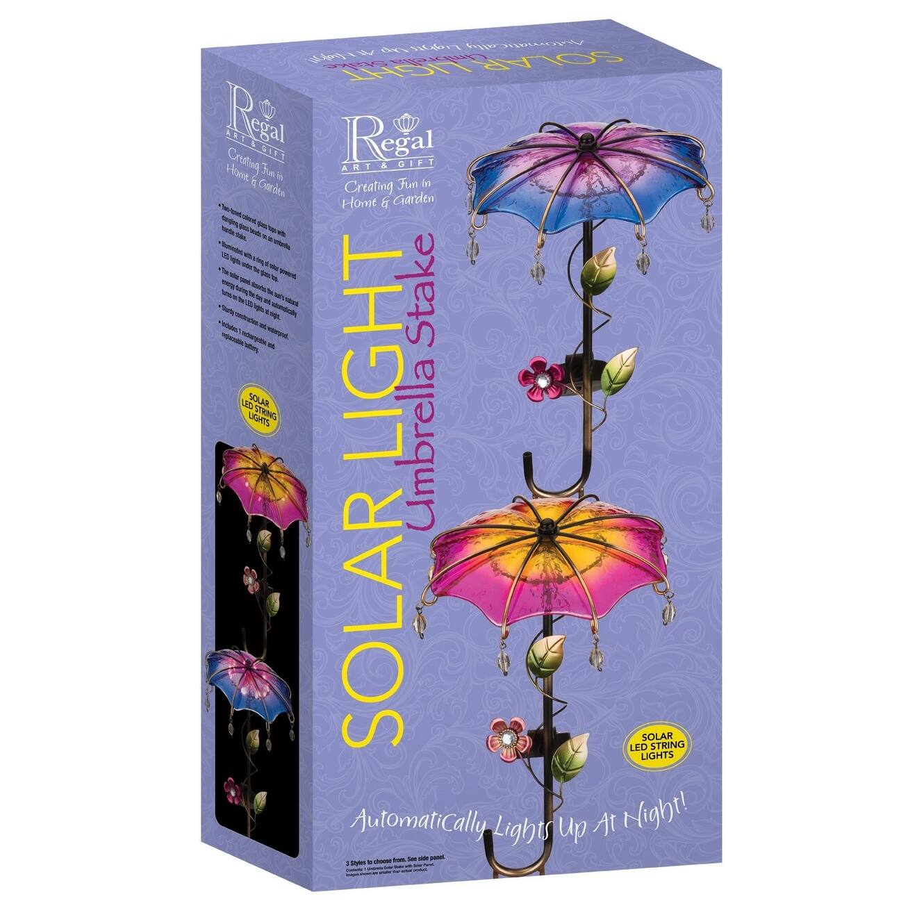 Umbrella Solar Stake Purple Bed Bath & Beyond 36728980