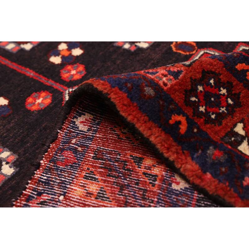 ECARPETGALLERY Hand-knotted Konya Anatolian Dark Navy Wool Rug - 3'8 x 9'4