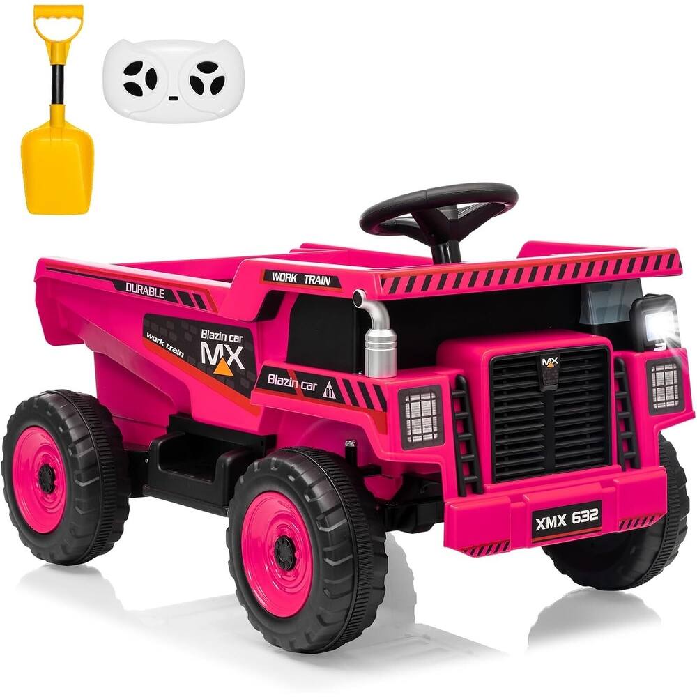 Electric 12V Ride On Dump Truck, Construction Vehicles for Kids