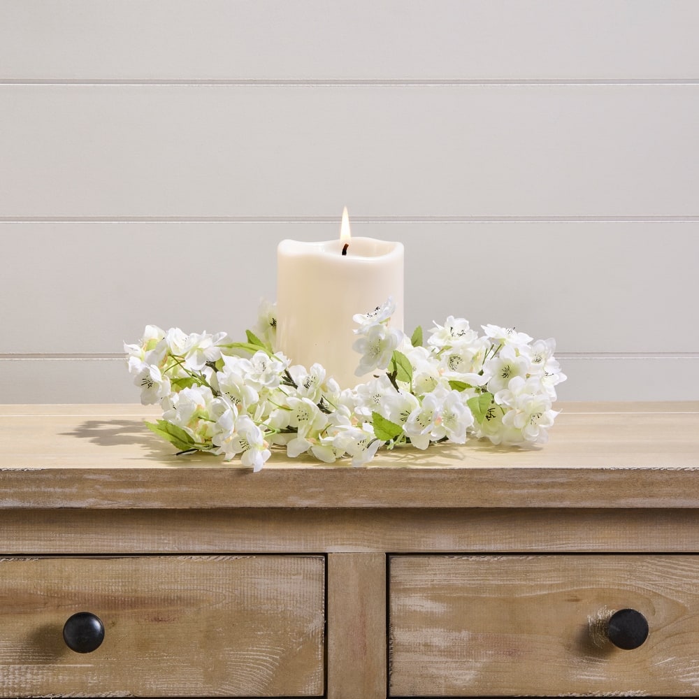 14" Cherry Blossom Wreath