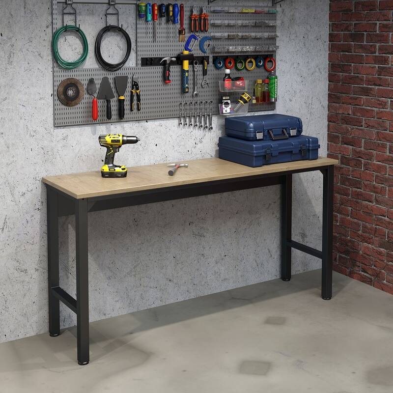 Fortress Garage Table - Charcoal Grey