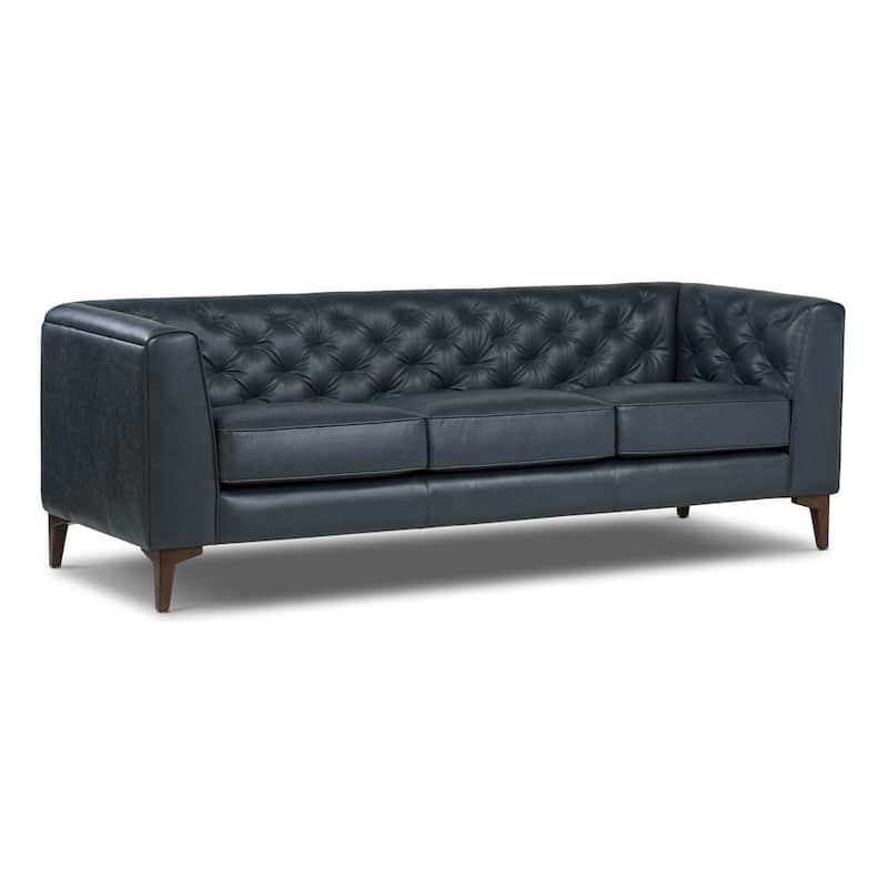Poly & Bark Essex 89" Sofa - Full Grain Genuine Italian Leather